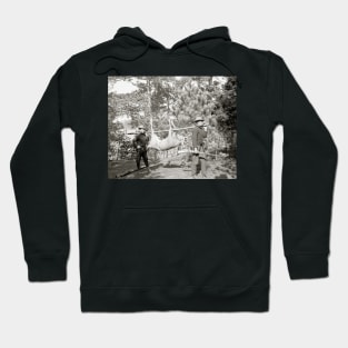 Deer Hunting, 1902. Vintage Photo Hoodie